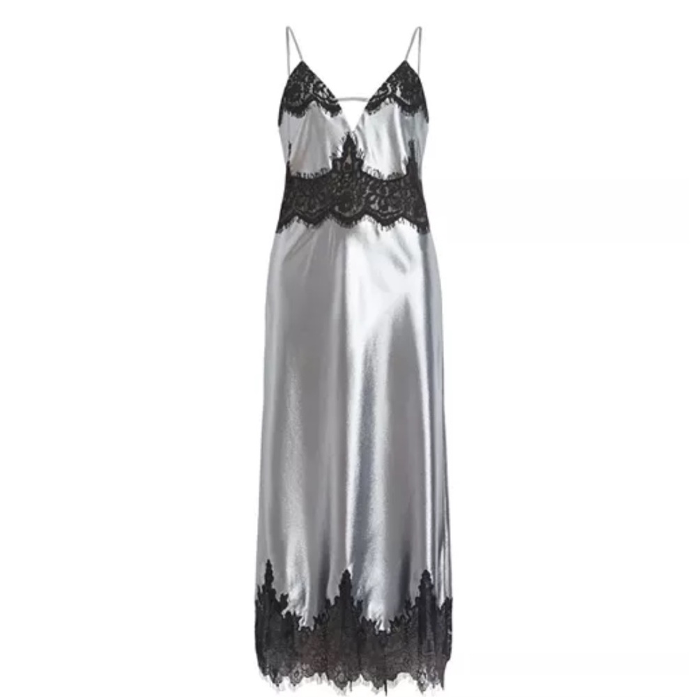 ALLSAINTS NWT Ophelia Gunmetal Dress
